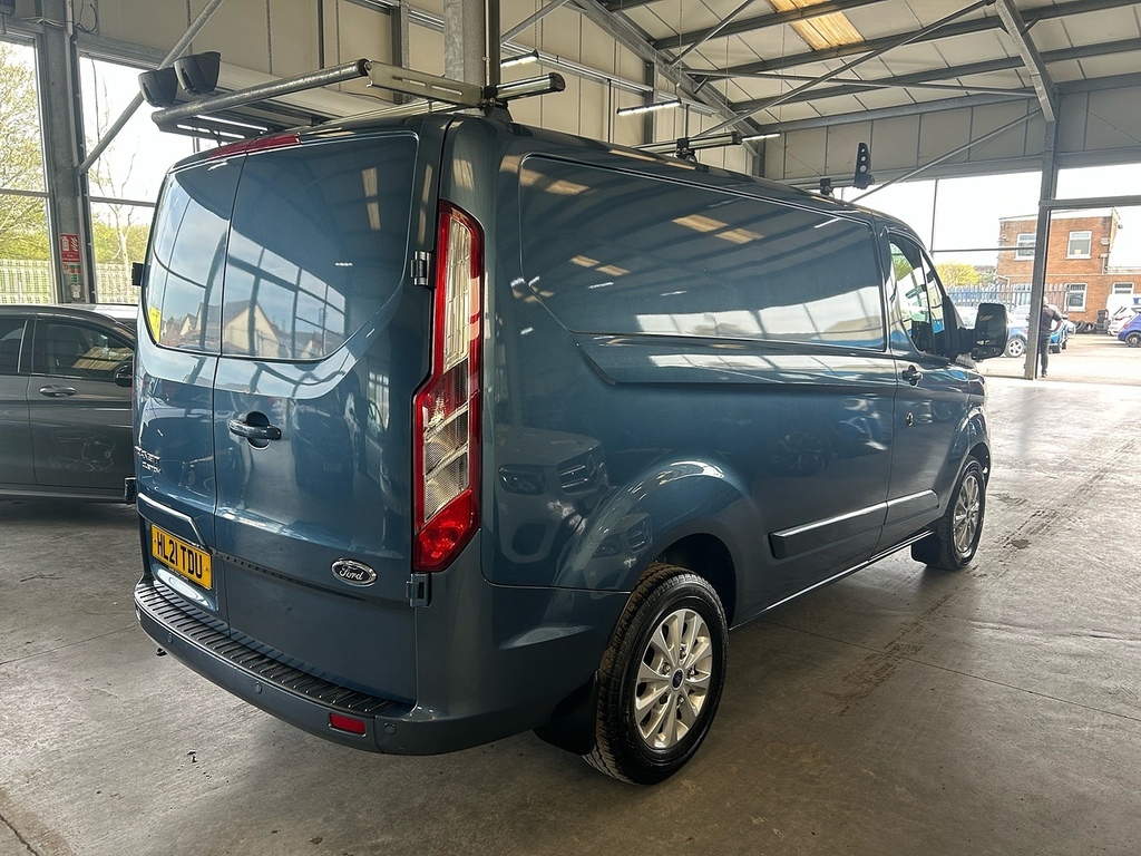Ford Transit Custom 2.0 280 Ecoblue Limited Panel Van Manua HL21TDU Blue #4