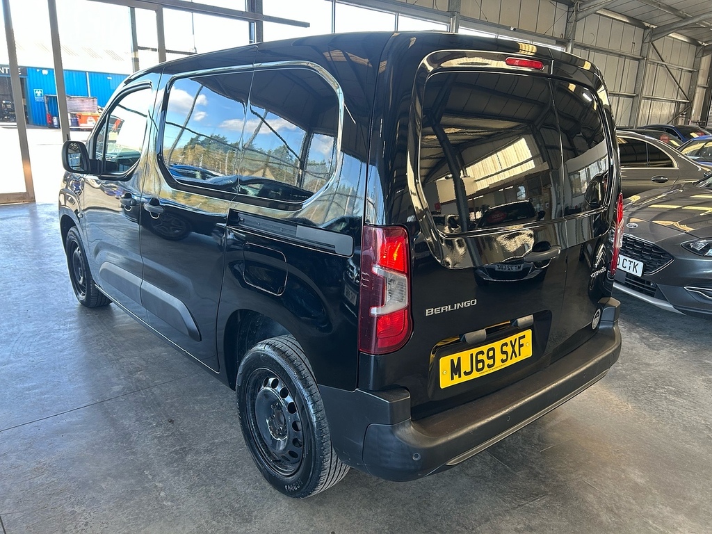 Citroen Berlingo 1.6 Bluehdi 1000 Enterprise M Panel Van MJ69SXF Black #4