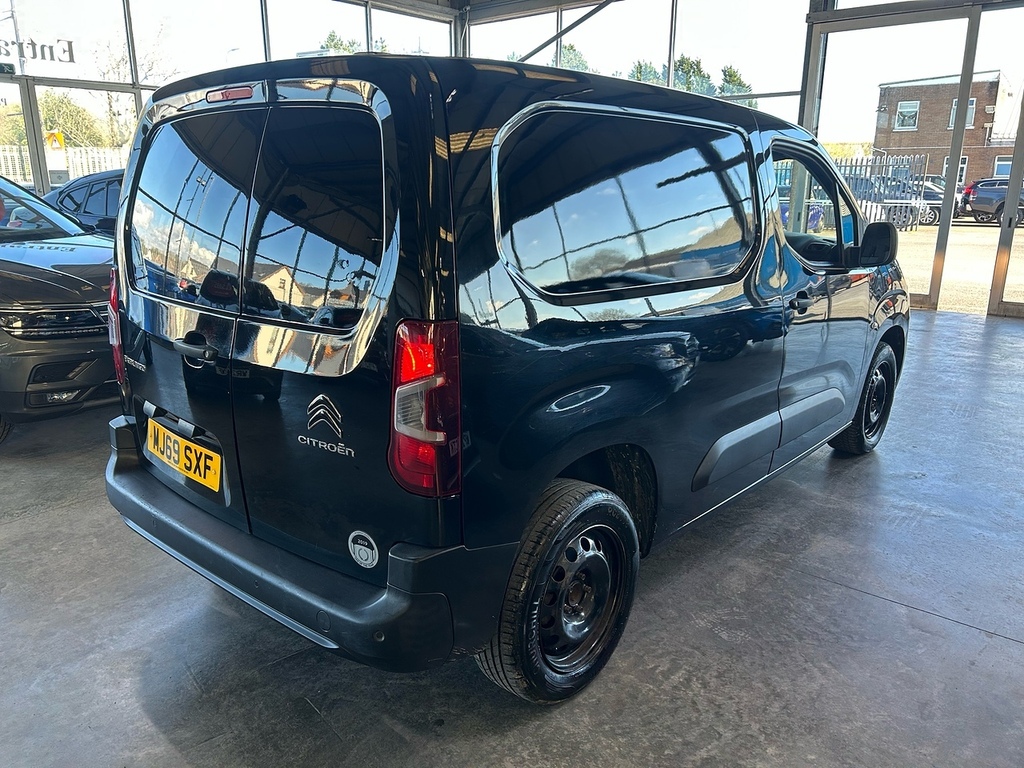 Citroen Berlingo 1.6 Bluehdi 1000 Enterprise M Panel Van MJ69SXF Black #3