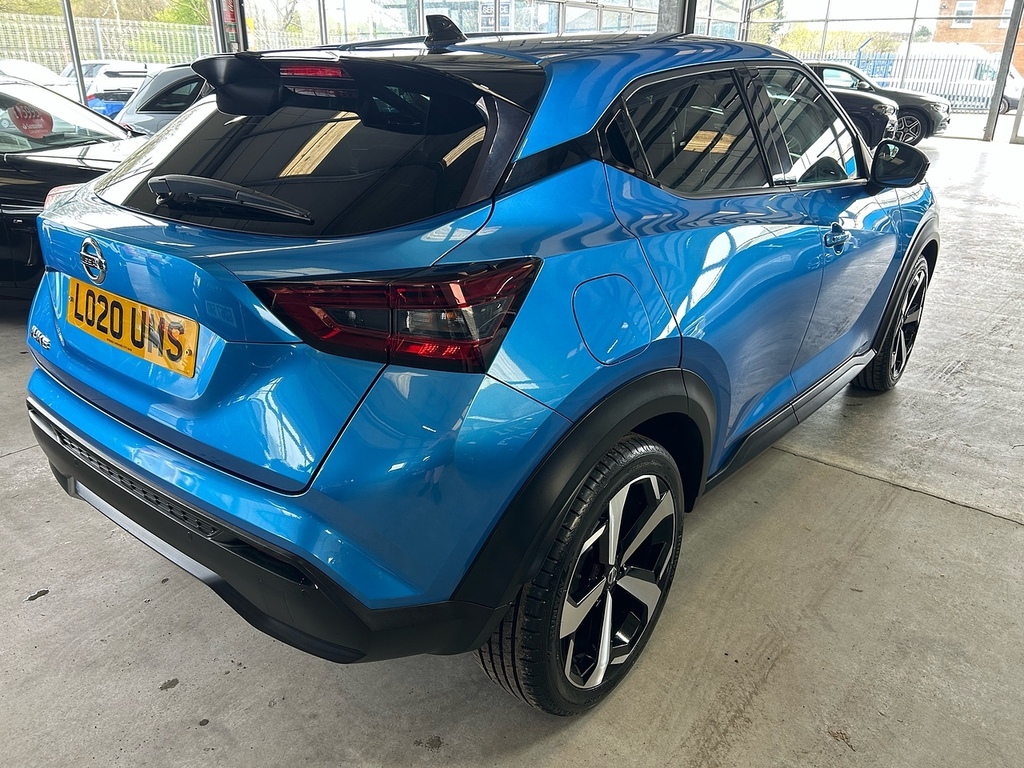 Nissan Juke 1.0 Dig-t Tekna Suv Dct Euro 6 S L020UMS Blue #4