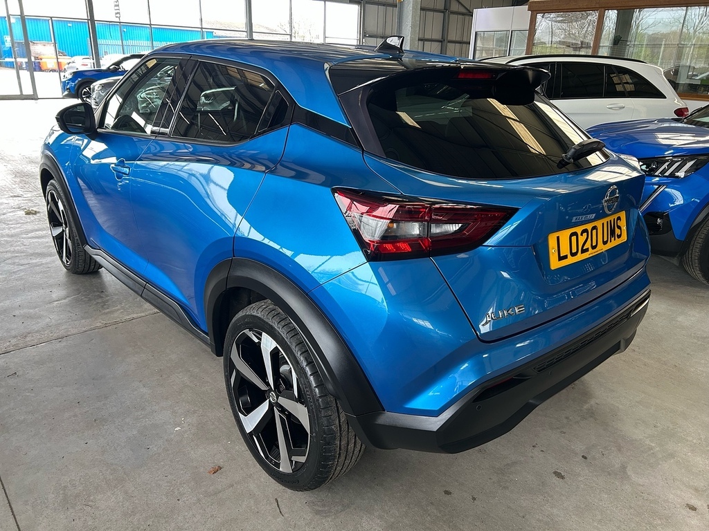 Nissan Juke 1.0 Dig-t Tekna Suv Dct Euro 6 S L020UMS Blue #5