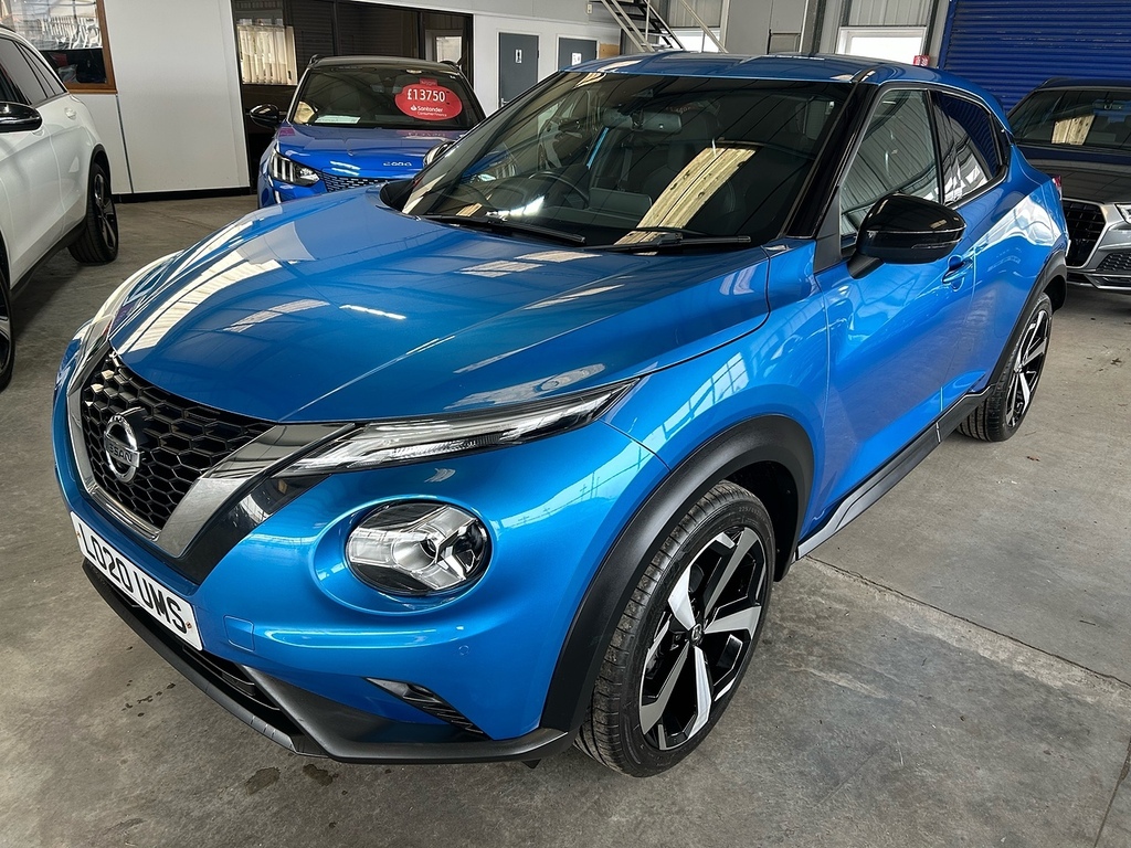 Nissan Juke 1.0 Dig-t Tekna Suv Dct Euro 6 S L020UMS Blue #2