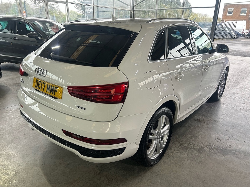 Audi Q3 2.0 Tdi S Line Suv Quattro Euro DE17MMF White #4