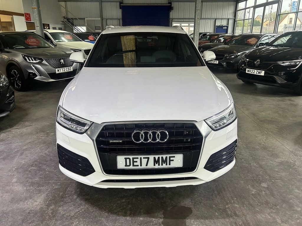 Audi Q3 2.0 Tdi S Line Suv Quattro Euro DE17MMF White #3
