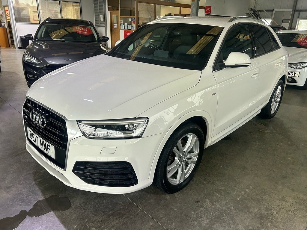 Audi Q3 2.0 Tdi S Line Suv Quattro Euro DE17MMF White #2