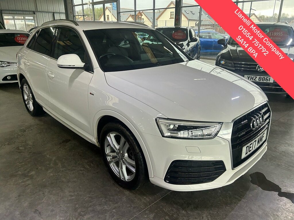 Audi Q3 2.0 Tdi S Line Suv Quattro Euro White