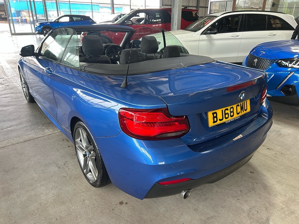 BMW 2 Series 1.5 218I M Sport Convertible Eur BJ68CMU Blue #5