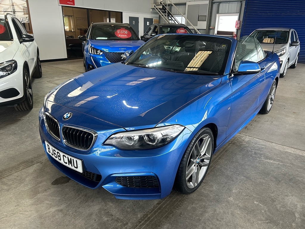 BMW 2 Series 1.5 218I M Sport Convertible Eur BJ68CMU Blue #2