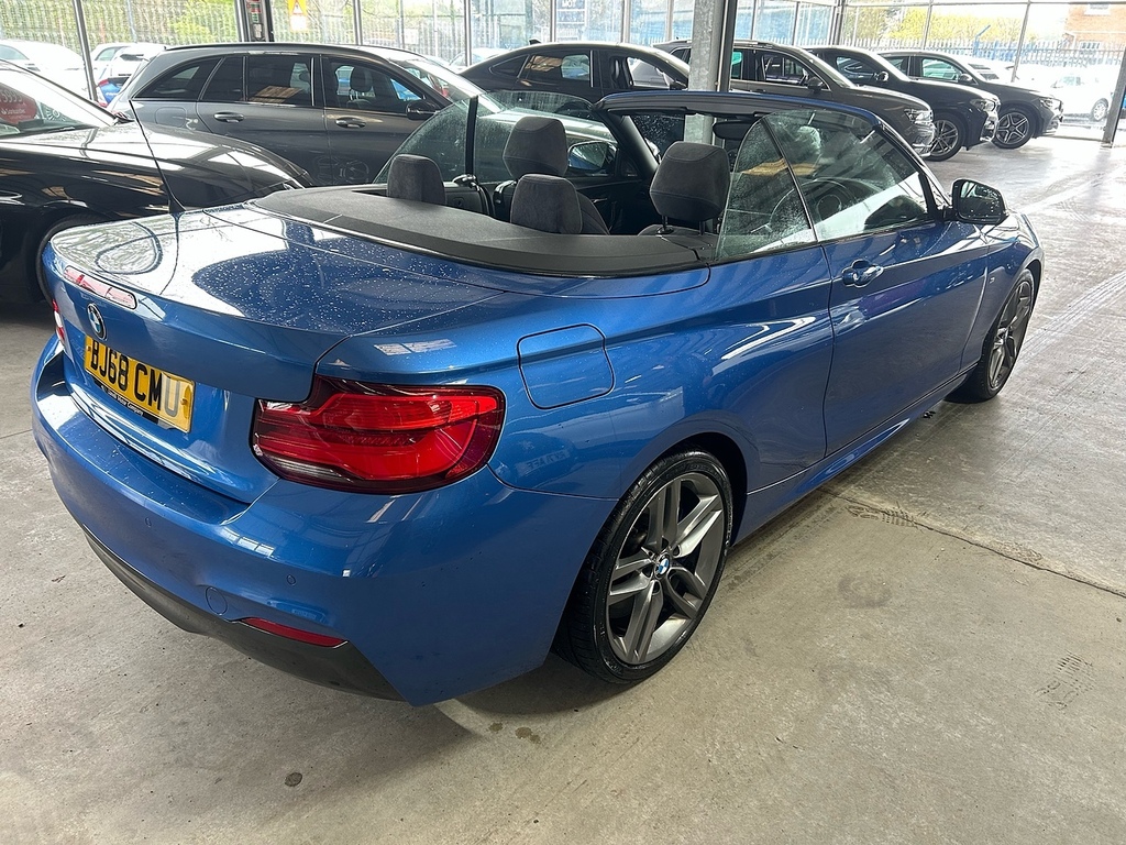 BMW 2 Series 1.5 218I M Sport Convertible Eur BJ68CMU Blue #4
