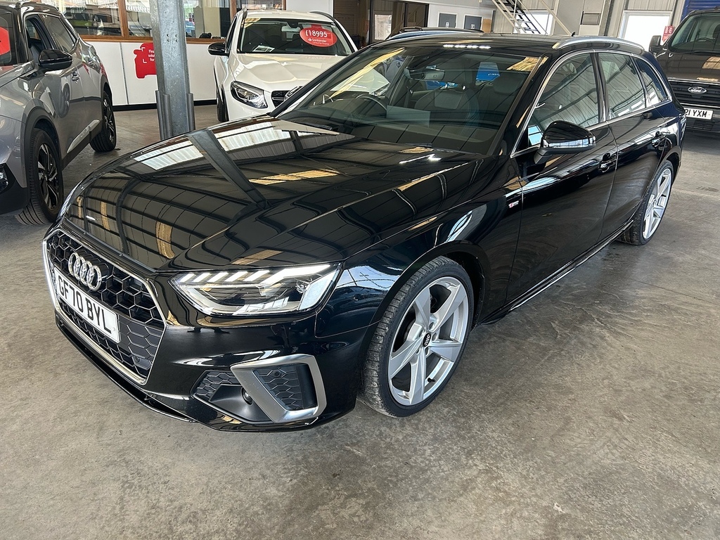 Audi A4 Avant 2.0 Tfsi 40 S Line Estate S Tronic Euro GF70BYL Black #2