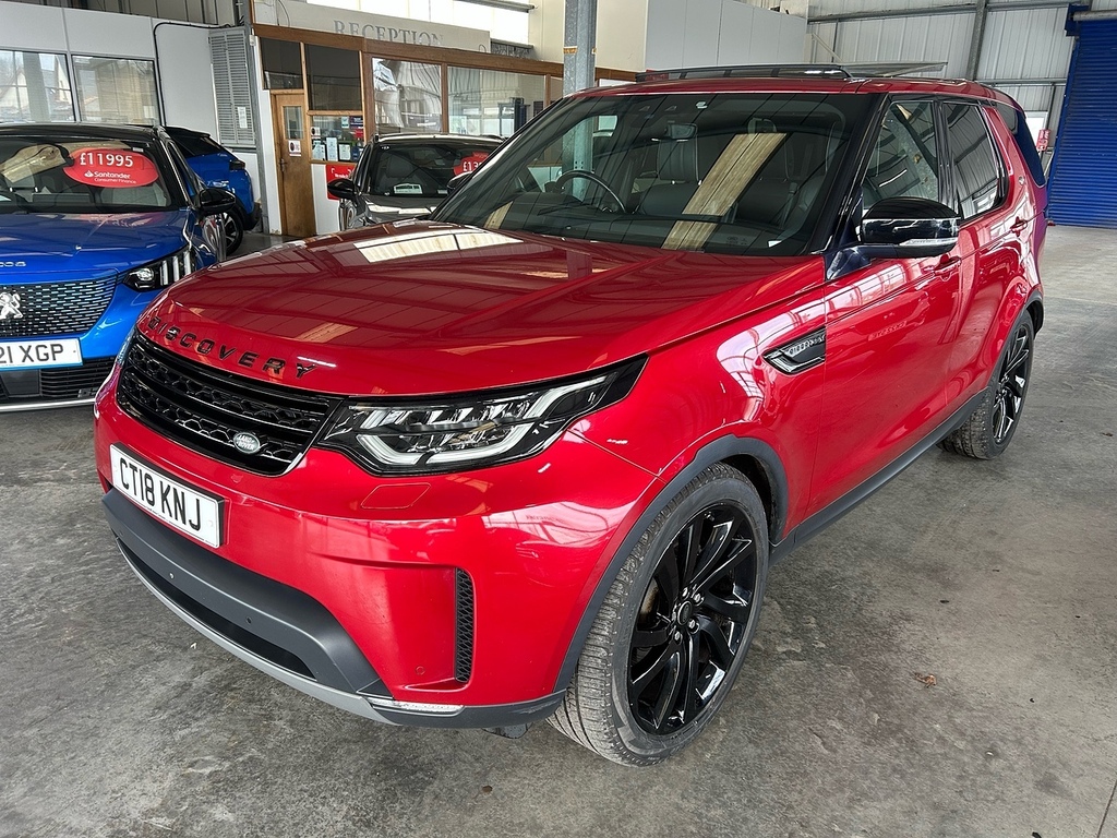 Land Rover Discovery Td V6 Hse Luxury CT18KNJ Red #2