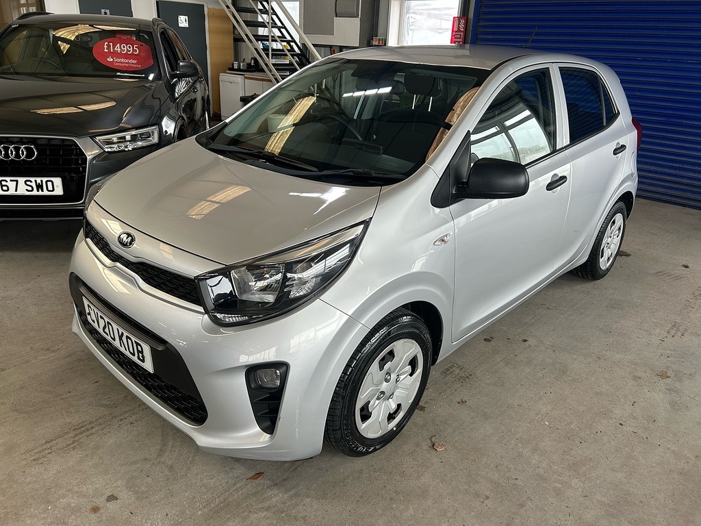 Kia Picanto 1.0 1 Hatchback Euro 6 Ss 66 CV20KOB Silver #2