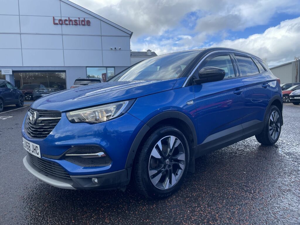 Vauxhall Grandland X Sport Nav T D Ss LV68JHO Blue #3