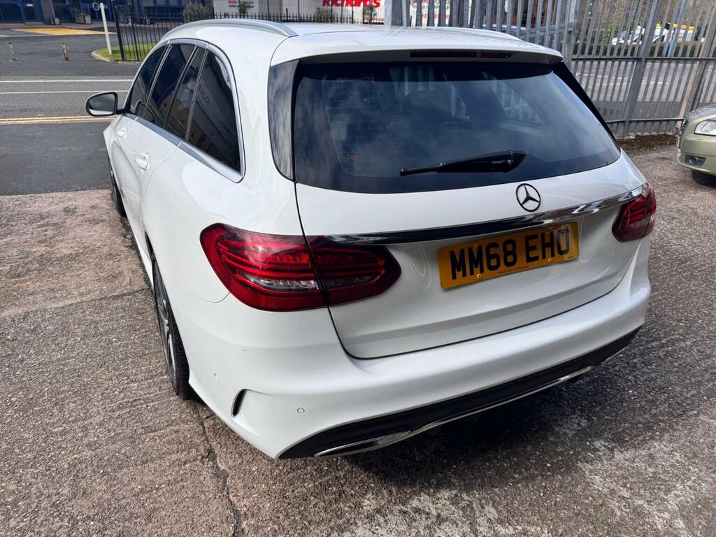 Mercedes-Benz C Class 2.0 C220d Amg Line G-tronic Euro 6 Ss MM68EHO White #2