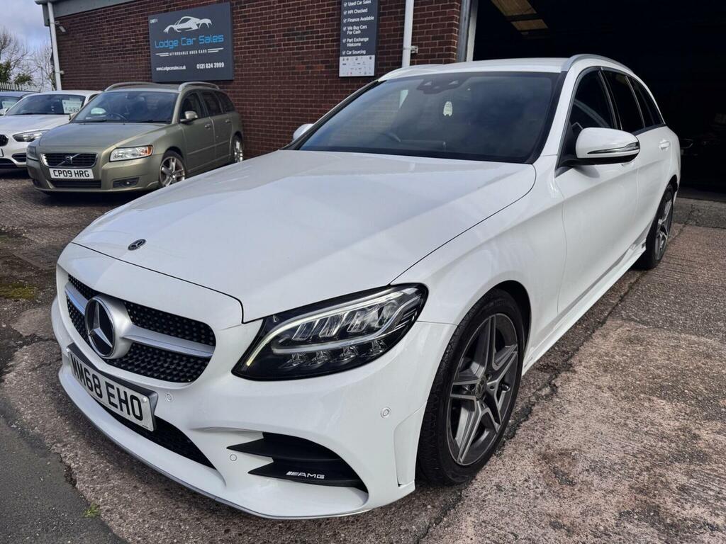 Mercedes-Benz C Class 2.0 C220d Amg Line G-tronic Euro 6 Ss MM68EHO White #5