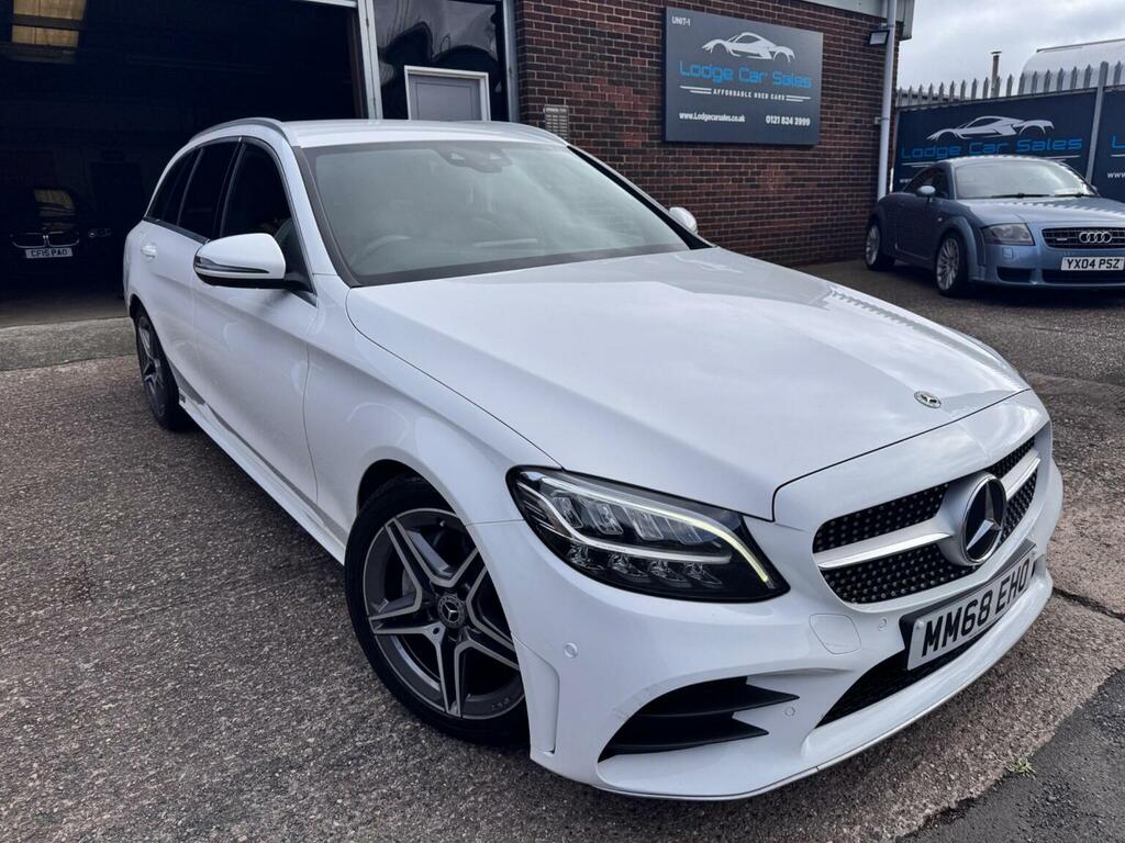 Mercedes-Benz C Class 2.0 C220d Amg Line G-tronic Euro 6 Ss White