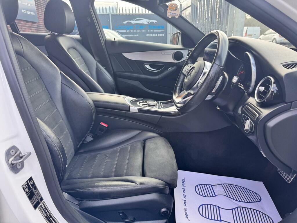 Mercedes-Benz C Class 2.0 C220d Amg Line G-tronic Euro 6 Ss MM68EHO White #4