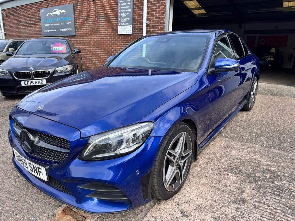 Mercedes-Benz C Class 2.0 C220d Amg Line G-tronic Euro 6 Ss SN69SNF Blue #4