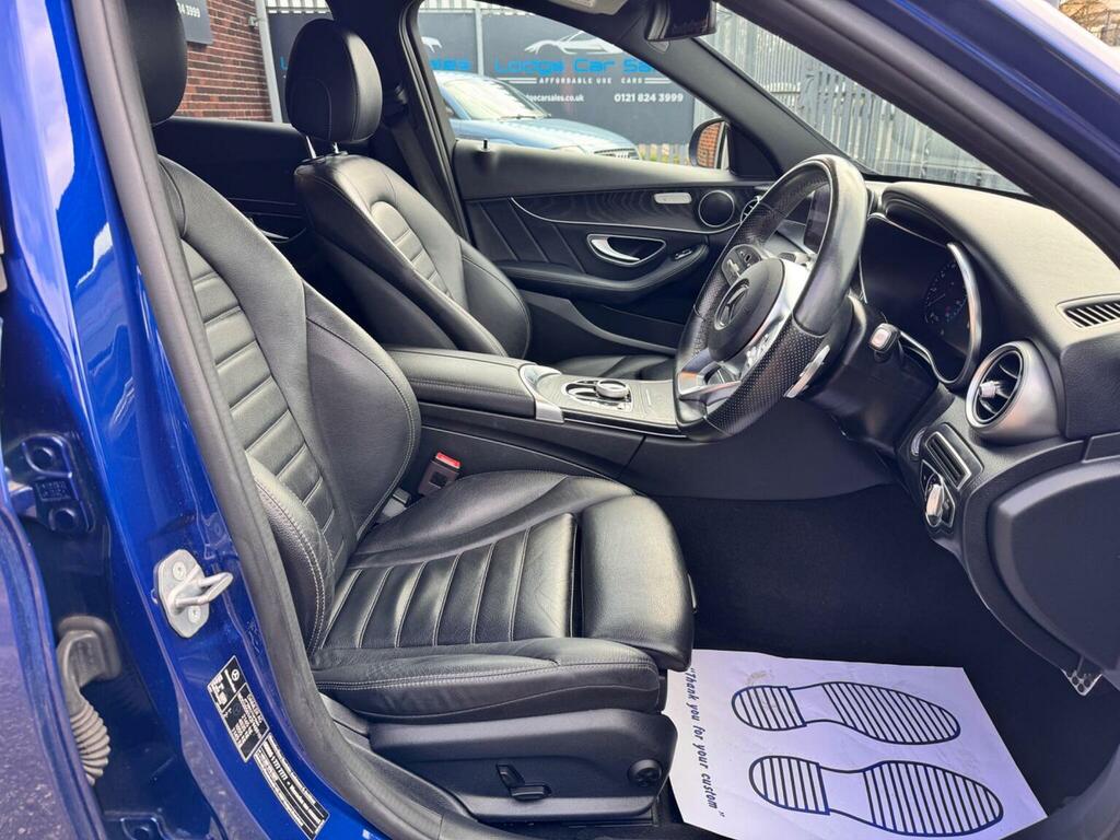 Mercedes-Benz C Class 2.0 C220d Amg Line G-tronic Euro 6 Ss SN69SNF Blue #3
