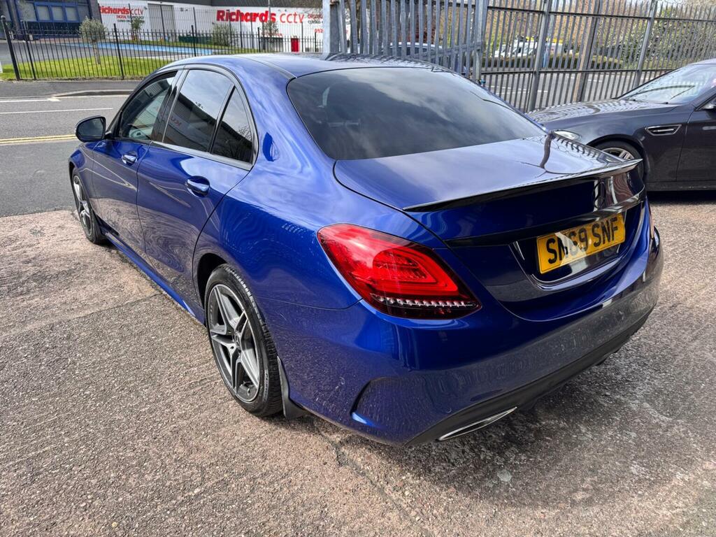Mercedes-Benz C Class 2.0 C220d Amg Line G-tronic Euro 6 Ss SN69SNF Blue #2