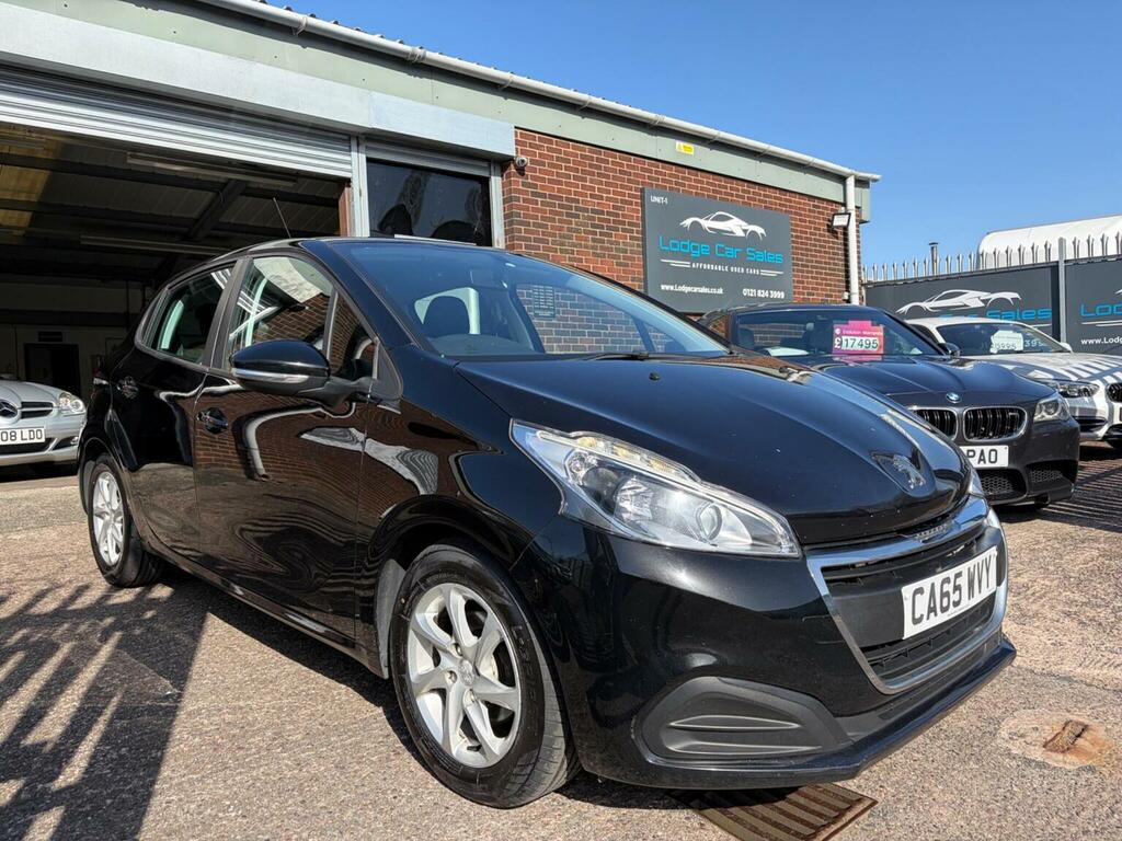 Peugeot 208 1.2 Puretech Active Euro 6 CA65WVY Black #4