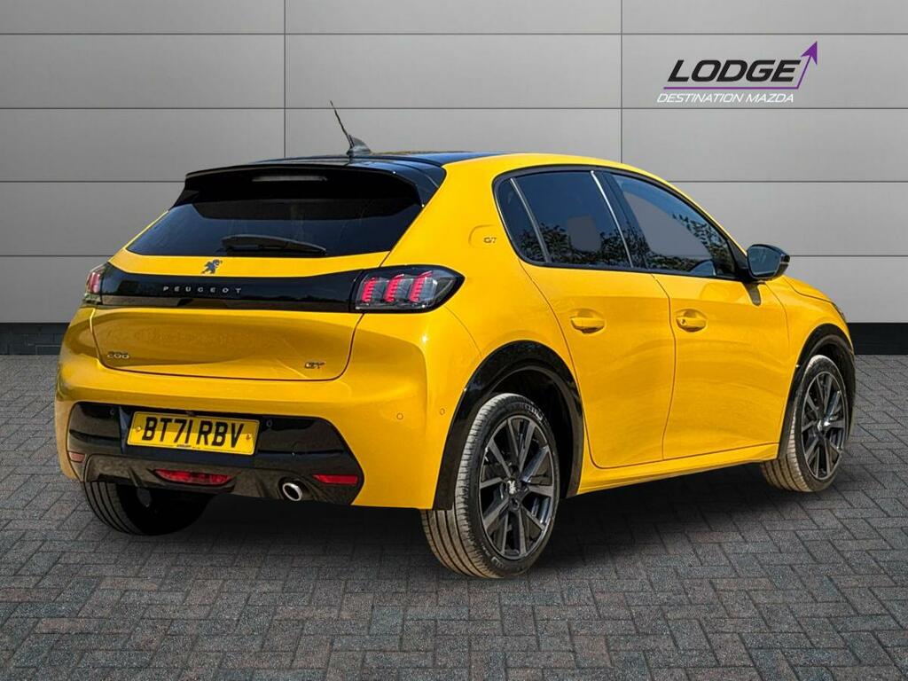 Peugeot 208 1.2 Puretech 100 Gt Premium BT71RBV Yellow #3
