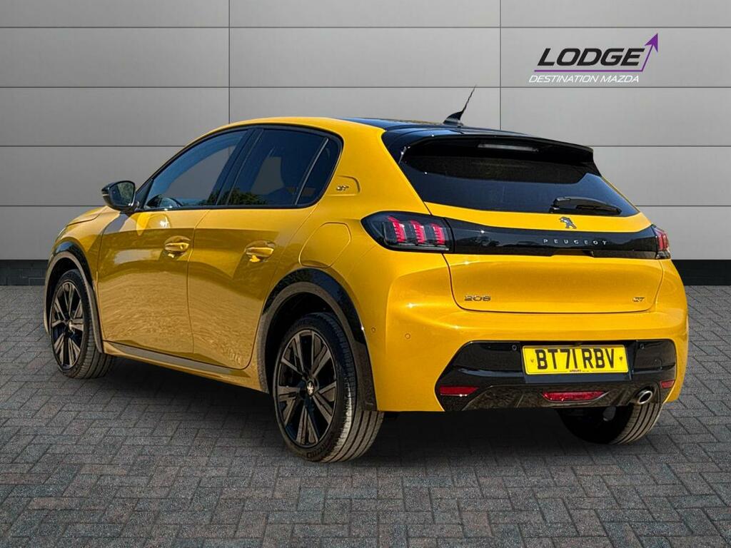 Peugeot 208 1.2 Puretech 100 Gt Premium BT71RBV Yellow #5