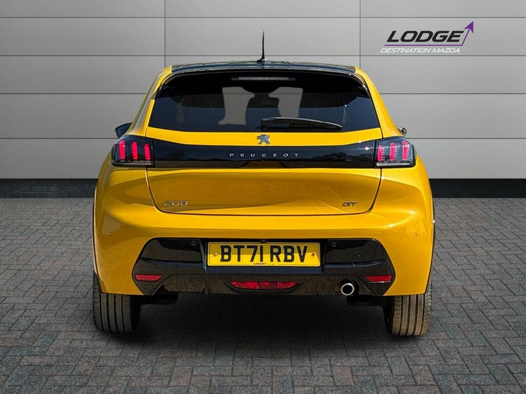 Peugeot 208 1.2 Puretech 100 Gt Premium BT71RBV Yellow #4