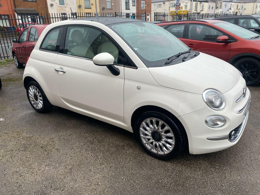 Fiat 500 1.2 Lounge Euro 6 Ss ML18XJB White #5