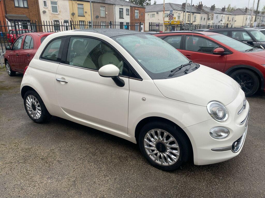 Fiat 500 1.2 Lounge Euro 6 Ss White