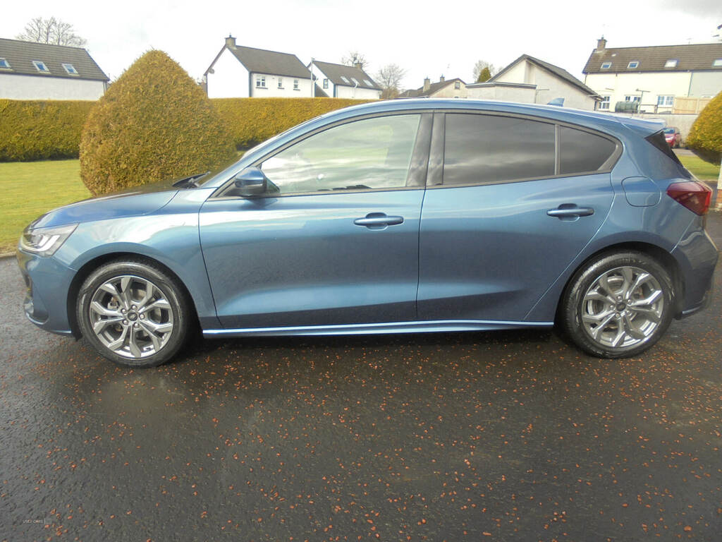Ford Focus 1.0 Ecoboost Hybrid Mhev 155 St-line Style At TRZ9661 Blue #5