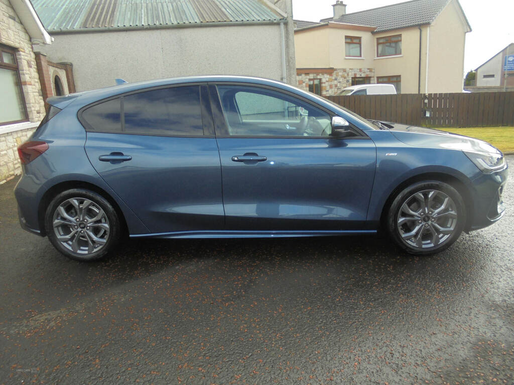 Ford Focus 1.0 Ecoboost Hybrid Mhev 155 St-line Style At TRZ9661 Blue #2