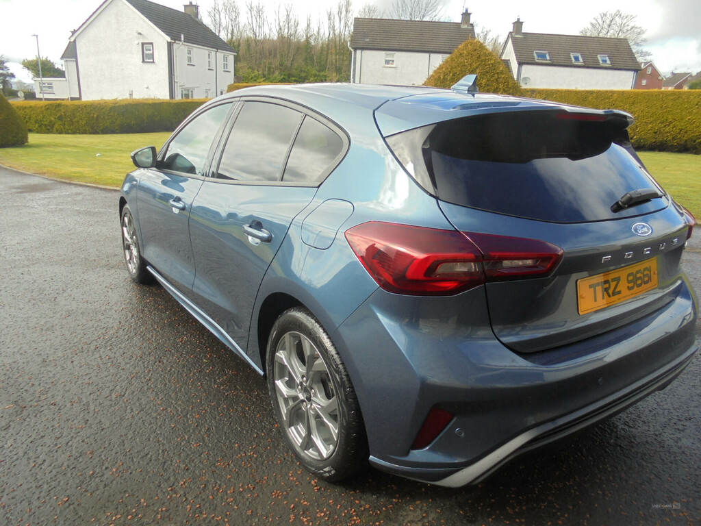 Ford Focus 1.0 Ecoboost Hybrid Mhev 155 St-line Style At TRZ9661 Blue #6