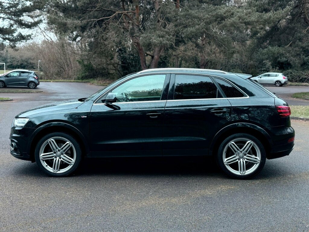 Audi Q3 2.0 Tdi S Line S Tronic Quattro Euro 5 Ss FL14JWJ Black #3