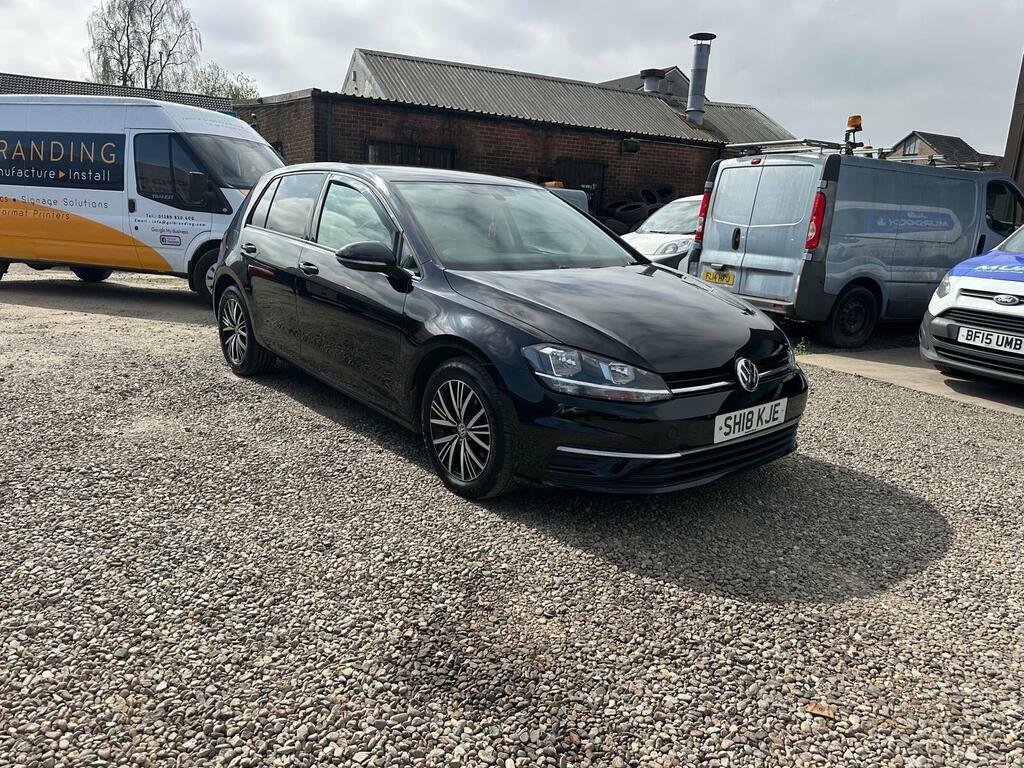 Volkswagen Golf 1.6 Tdi Se Nav Dsg Euro 6 S S SH18KJE Black #4