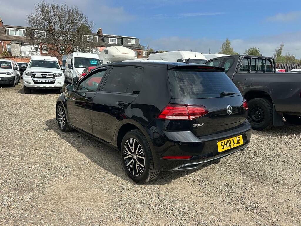 Volkswagen Golf 1.6 Tdi Se Nav Dsg Euro 6 S S SH18KJE Black #2