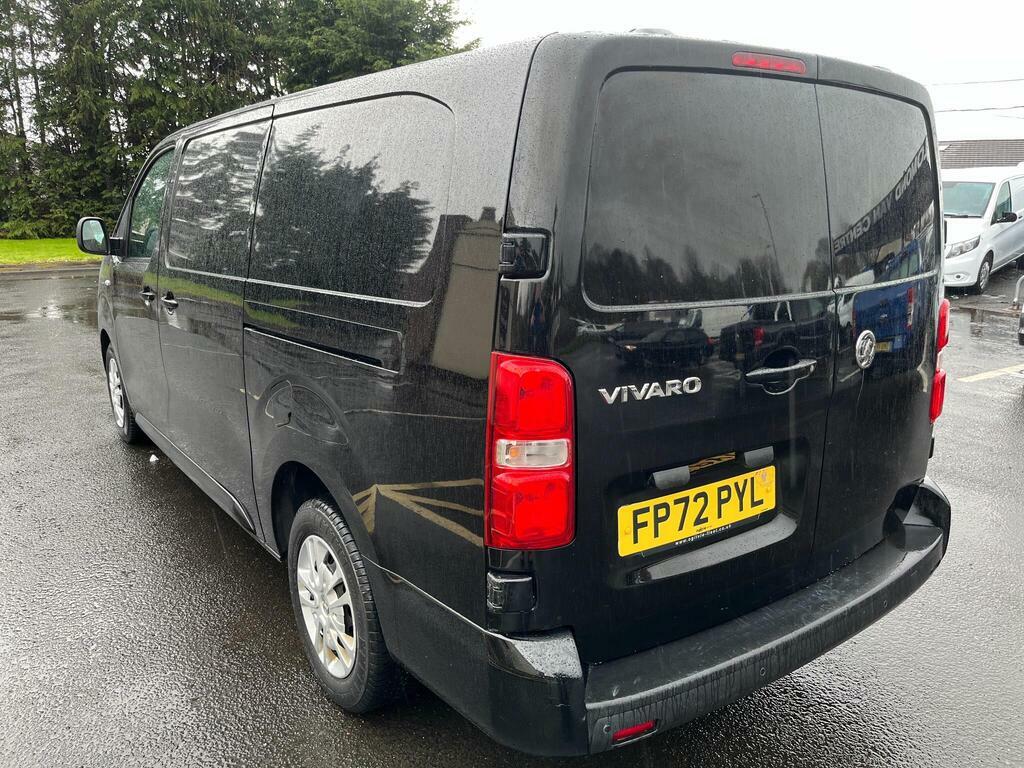 Vauxhall Vivaro 2.0 Turbo D 3100 Sportive L2 H1 Euro 6 S S FP72PYL Black #3