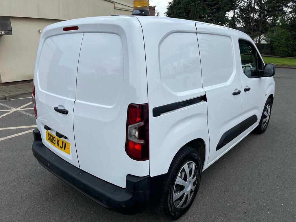 Peugeot Partner 1.6 Bluehdi 1000 Grip Standard Panel Van Swb Euro SG19KJV Blue #6