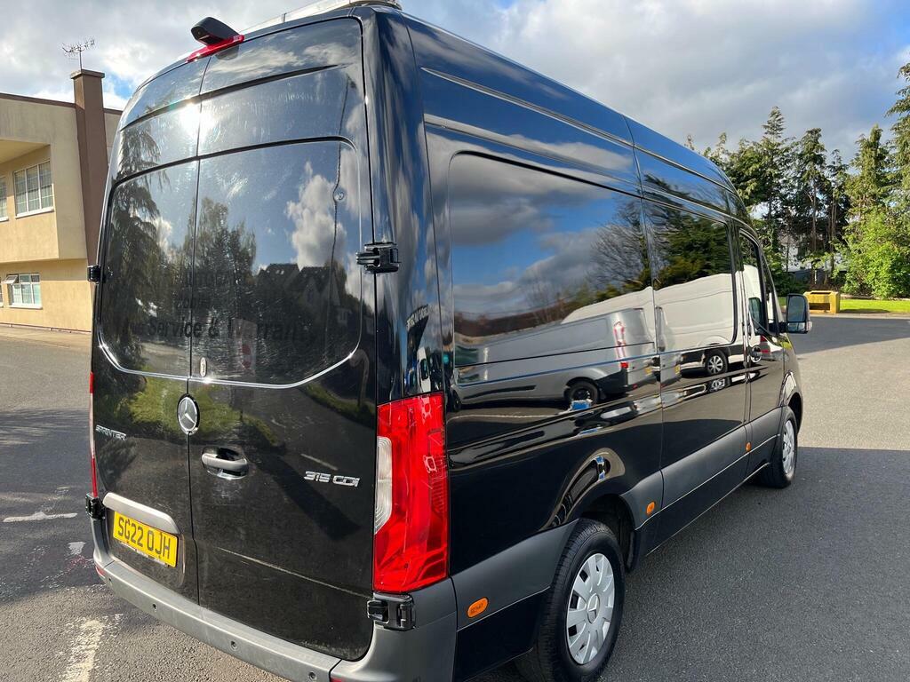 Mercedes-Benz Sprinter 2.0 315 Cdi Premium Rwd L2 H2 Euro 6 S S SG22OJH Black #4