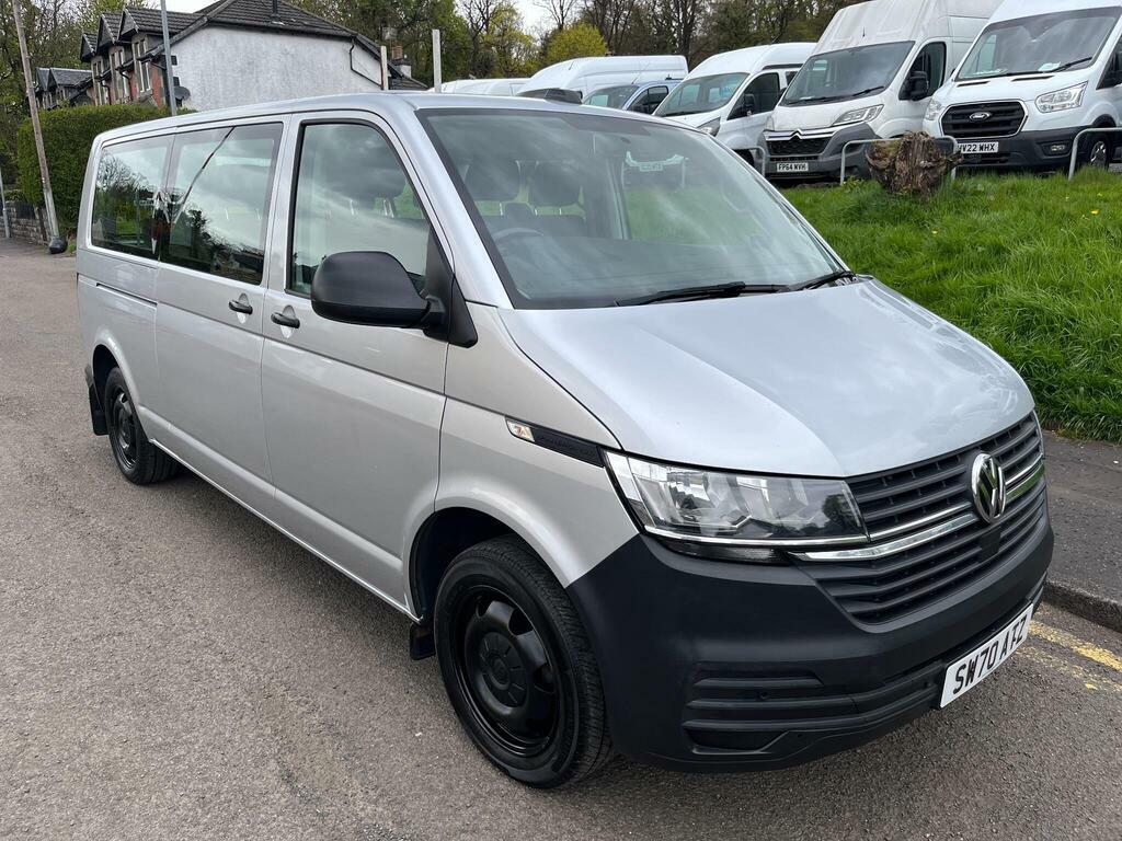 Volkswagen Transporter Shuttle 2.0 Tdi S Dsg Lwb Euro 6 S S Silver
