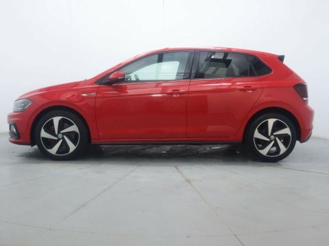 Volkswagen Polo Hatchback VU69FKH Red #4