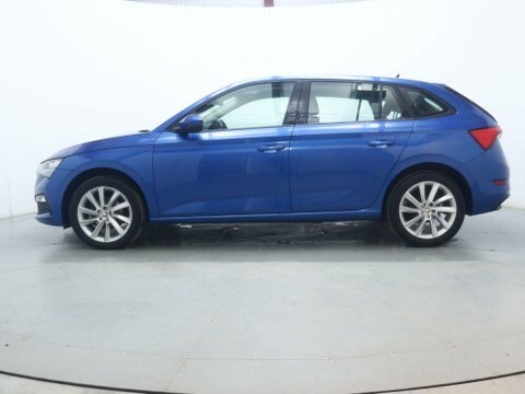 Skoda Scala Hatchback CY69AXT Blue #4