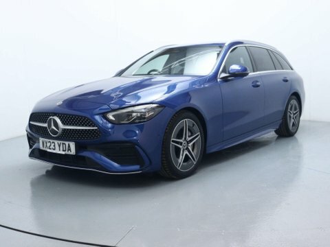 Mercedes-Benz C Class Estate WX23YDA Blue #3