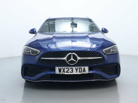 Mercedes-Benz C Class Estate WX23YDA Blue #2