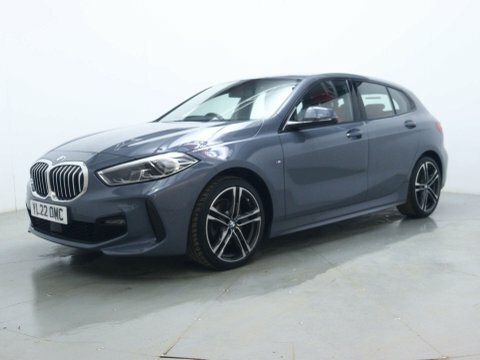 BMW 1 Series Hatchback YL22OMC Grey #3