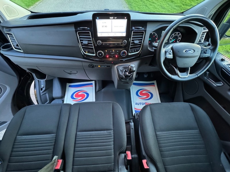 Ford Transit Custom 2.0 300 Ecoblue Limited SA72BCU Black #2