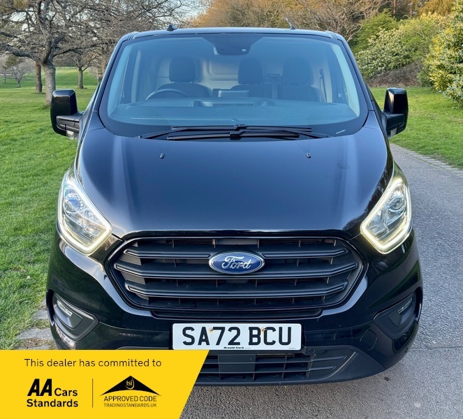 Ford Transit Custom 2.0 300 Ecoblue Limited SA72BCU Black #3