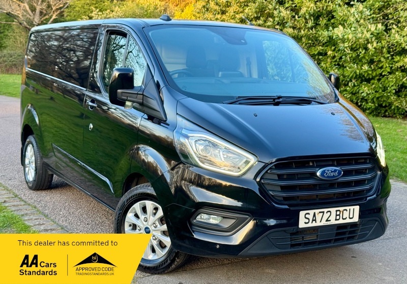 Ford Transit Custom 2.0 300 Ecoblue Limited SA72BCU Black