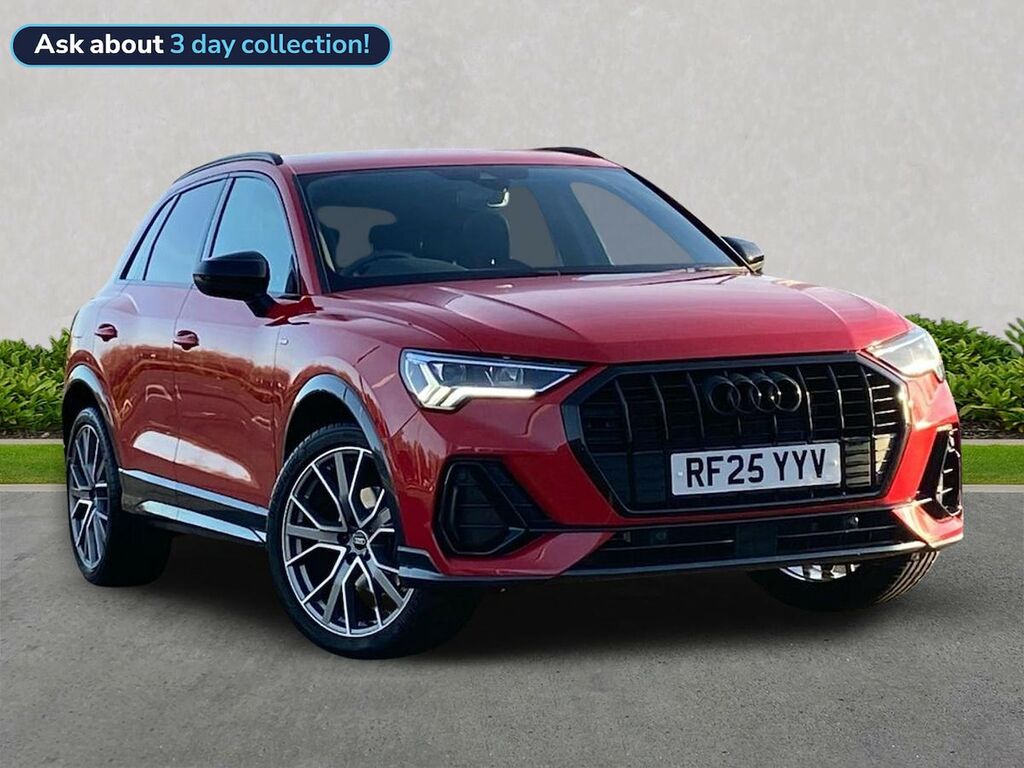 Audi Q3 35 Tfsi Black Edition S Tronic 20 Alloy Red