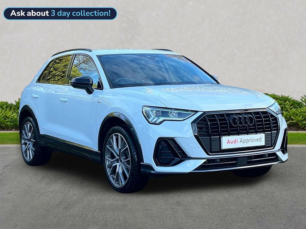 Audi Q3 35 Tdi Black Edition S Tronic 20 Alloy White